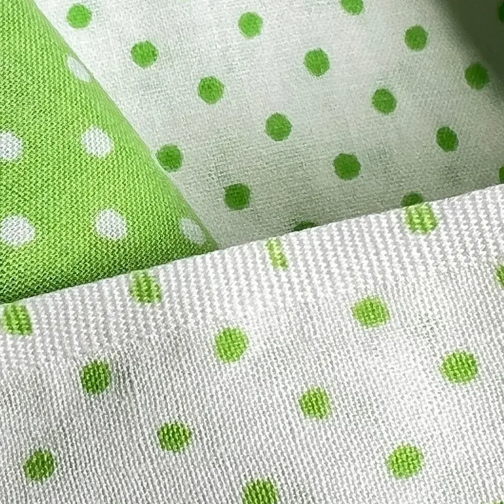 Vintage Fieldcrest Mod Polka Dot Floral Twin Flat Sheet Daisy No Iron Percale